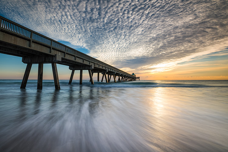 Deerfield Beach Florida Coastal Pier Photography Print