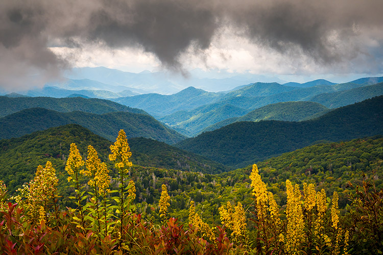 Appalachian Mountains Summer Valley View Landscape Photography Print