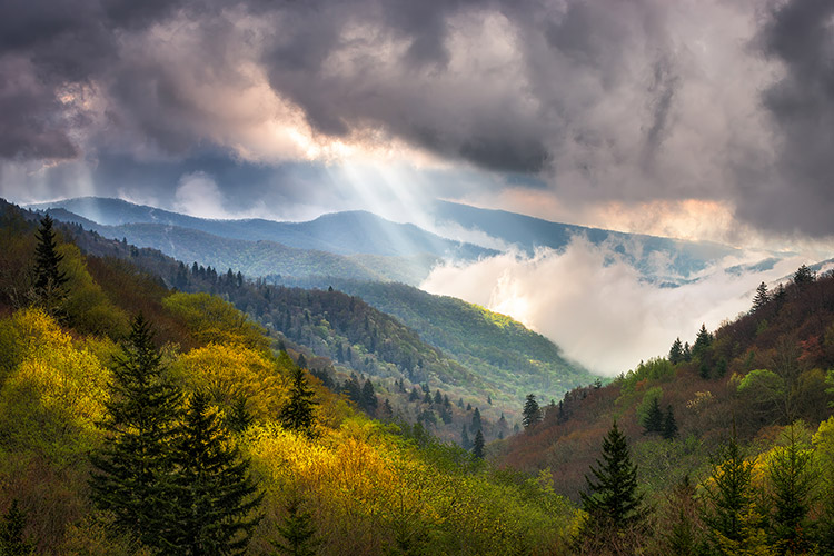 Great Smoky Mountains Scenic Landscape Prints