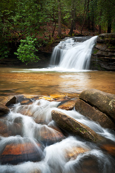 Table Rock State Park SC Carrick Creek Falls Waterfall Photography