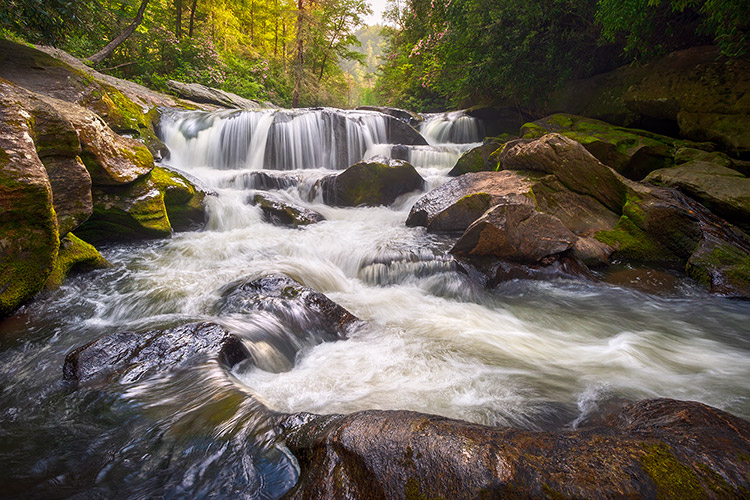 Highlands NC Chattooga River Waterfalls Nature Photography Print