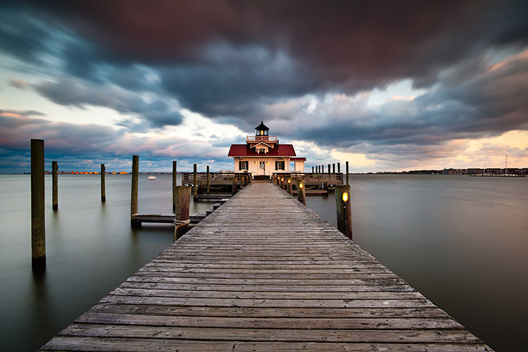 Roanoke Marshes Lighthouse Waterfront Park Manteo NC