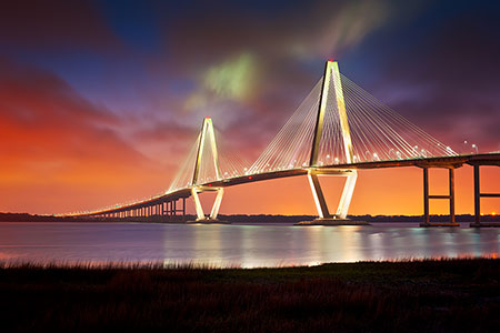 Arthur Ravenel Bridge Cooper River Charleston SC