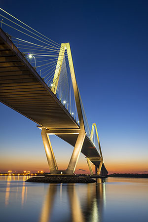 Charleston SC Ravenel Bridge Landscape Prints