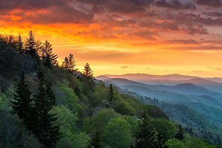 Great Smoky Mountains Photo Location Newfound Gap