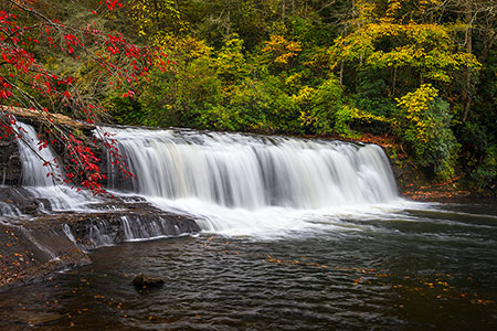 Hooker Falls DuPont State Forest Waterfalls NC Landscape