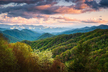Cherokee NC Great Smoky Mountains Scenic Landscape
